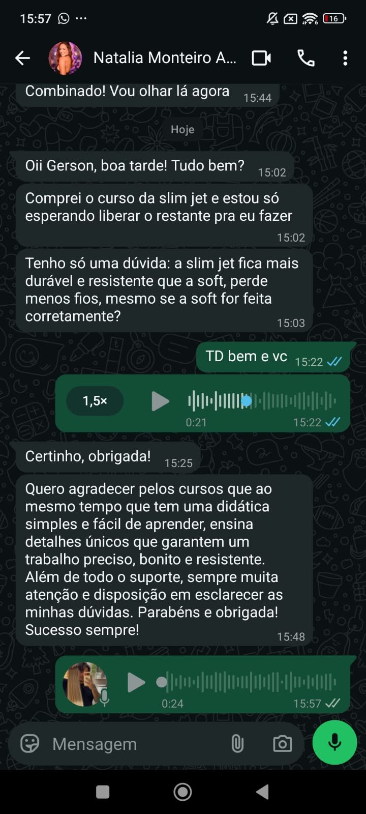prova social curso